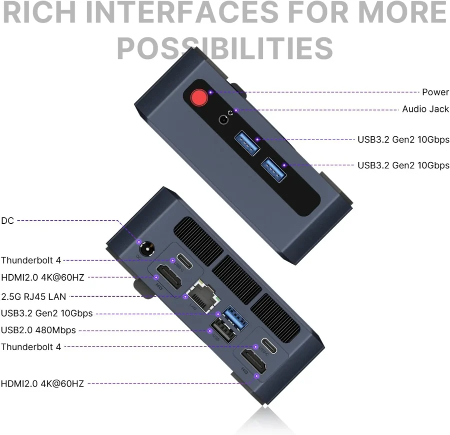 mini pc n3 i7 12700h ram 32gb ddr4 ssd m.2 nvme 512gb wifi6+bt5.2 windows 11